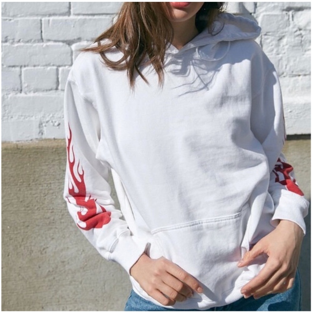 Brandy Melville Flame Hoodie